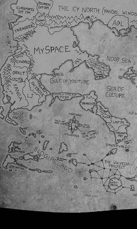 Карта интернета обои