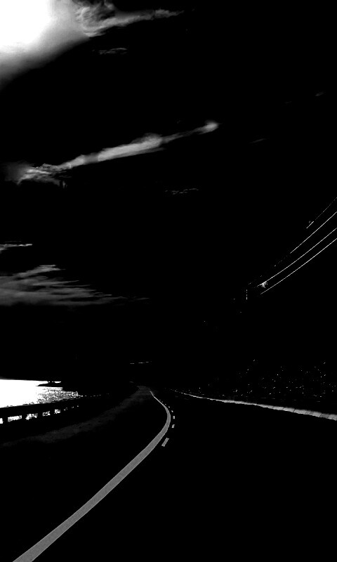 Ночная дорога обои