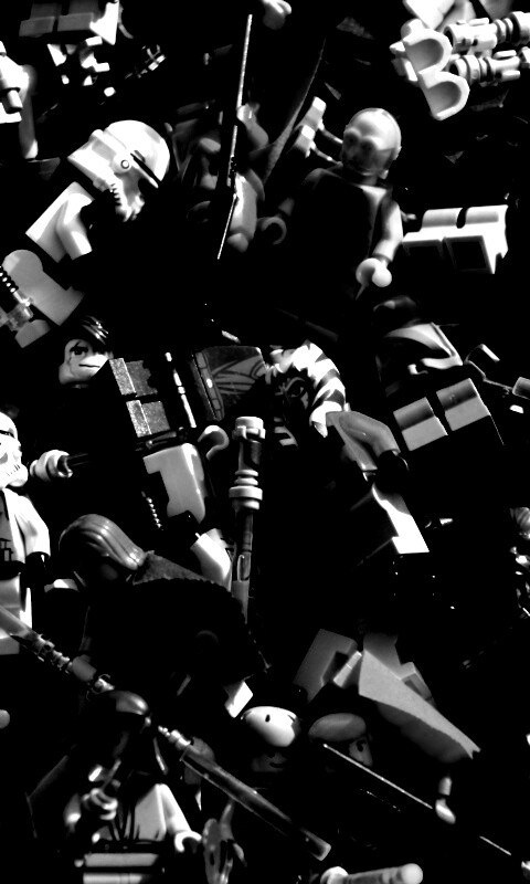 Человечки лего по мотивам звездных войн обои