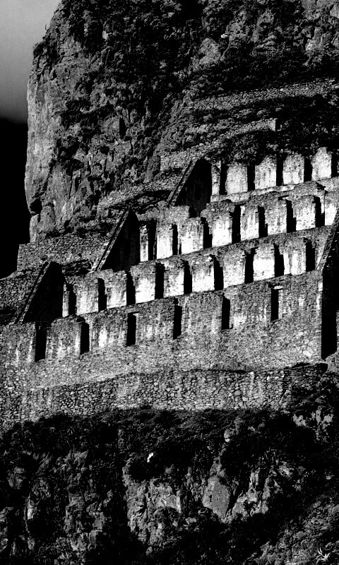 Руины в скалах Перу обои