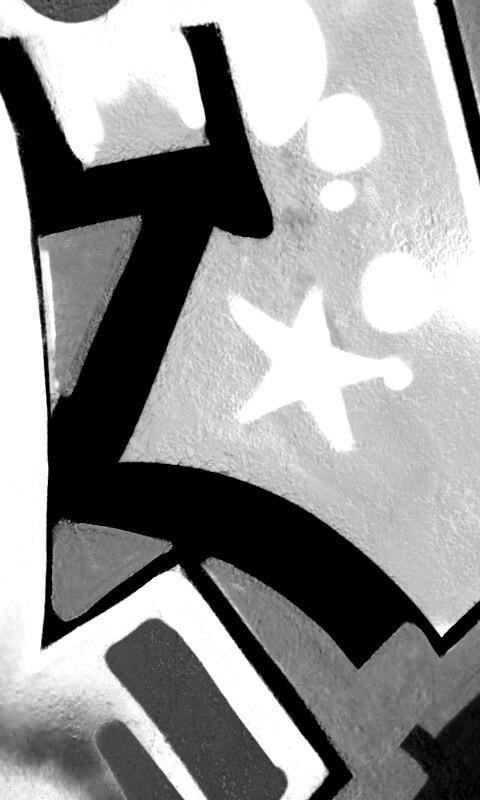 Блик на граффити обои