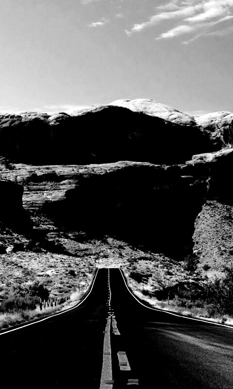 Дорога в горах обои