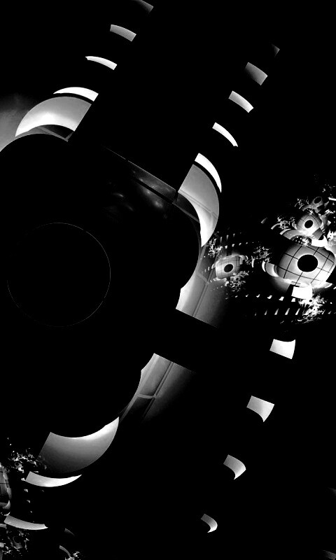 Абстрактные темно-зеленые фигуры обои