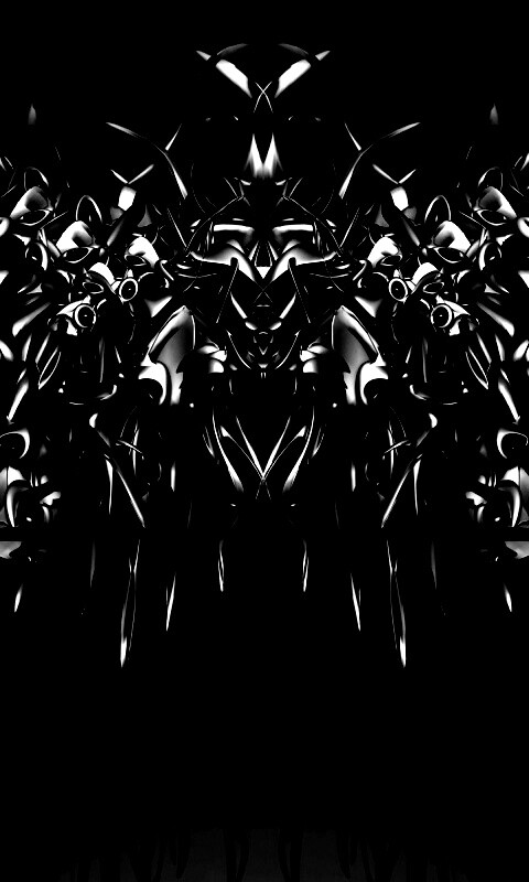 Страшная трехмерная абстракция обои