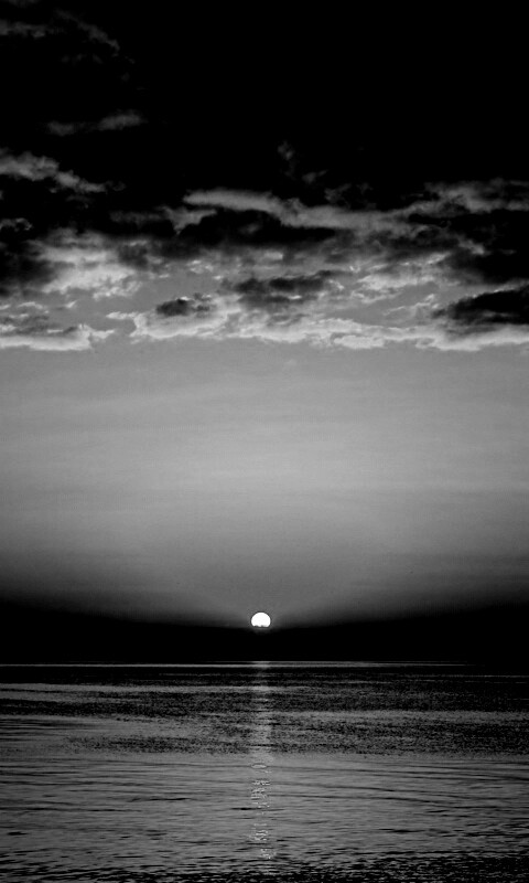 Багровый закат обои