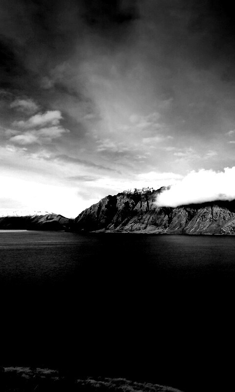 Живописная широкая река обои