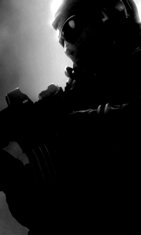 Солдат в маске обои