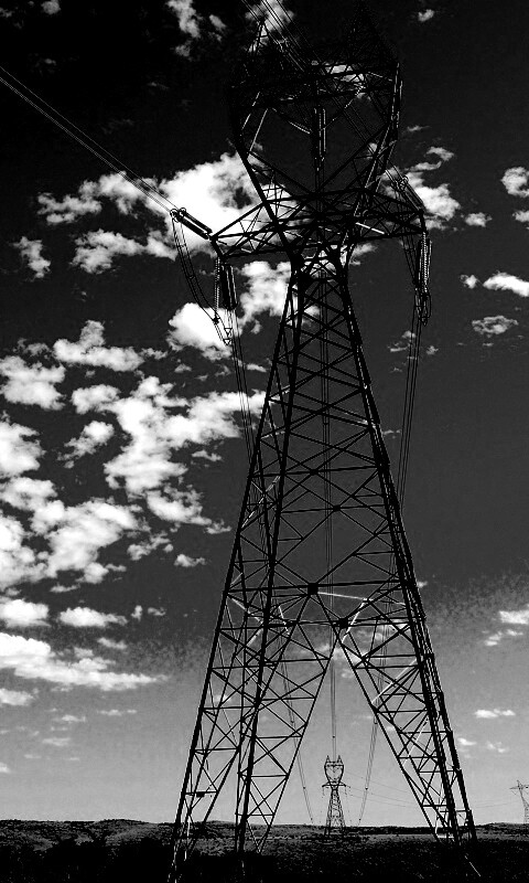 Линии электро передач обои