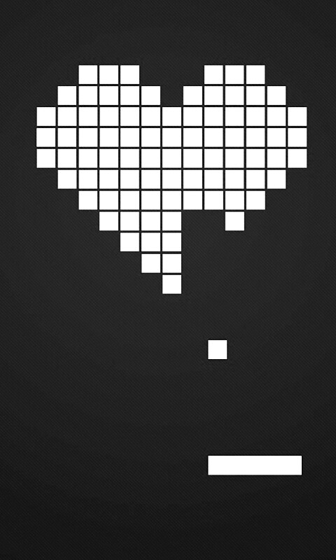 Уровень в виде сердца обои