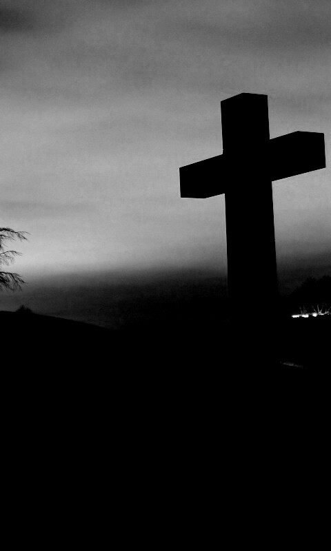 Каменный крест обои