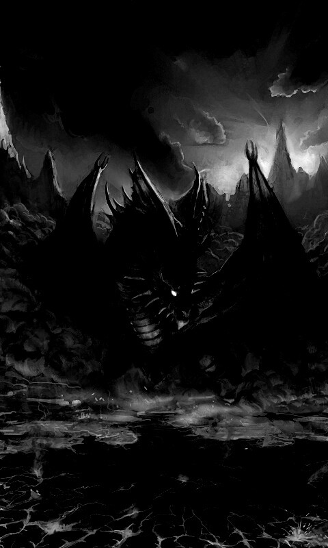 Огненный дракон обои