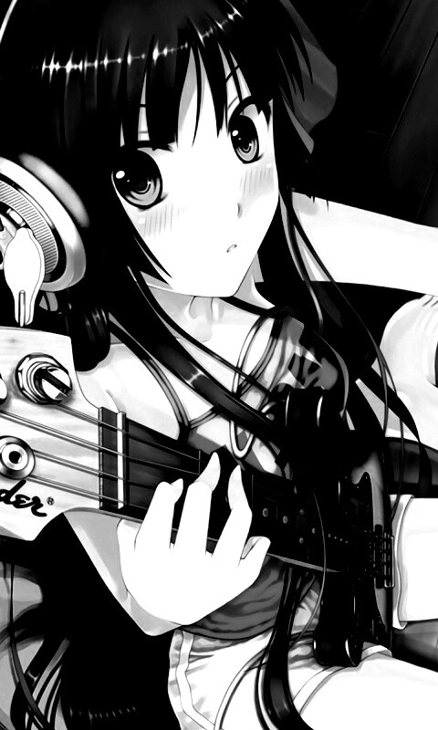 Лоли с гитарой обои