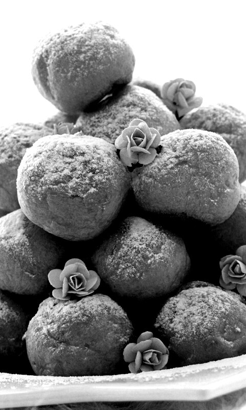 Круглые пироженки обои