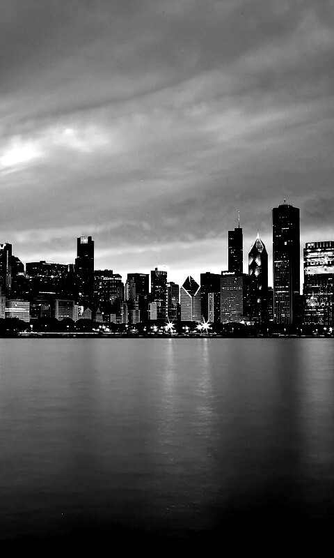 Чикаго с воды обои