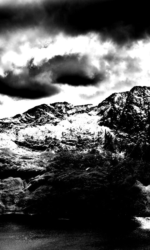 Вид на горы обои