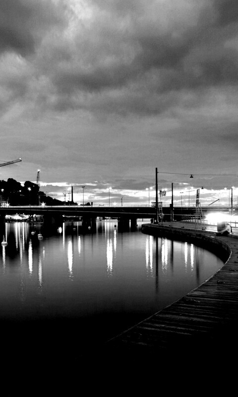 Набережная Стокгольма обои