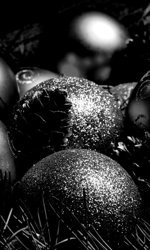 Ёлочные украшения обои