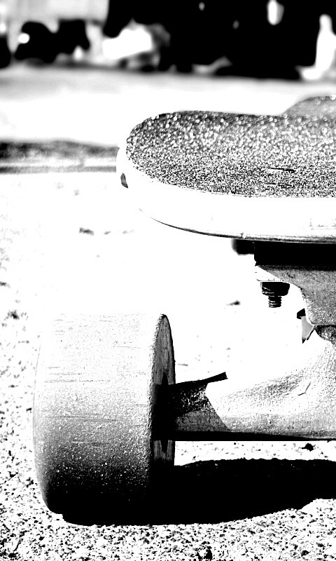 Скейтборд на солнце обои