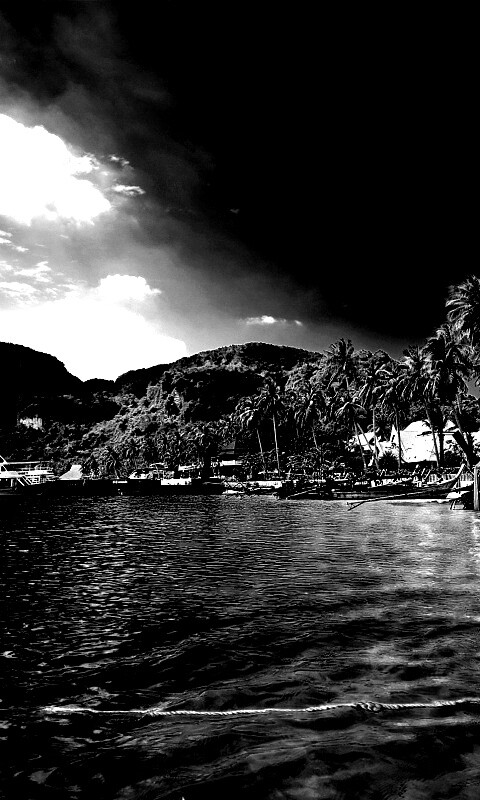 Призрачный пляж обои