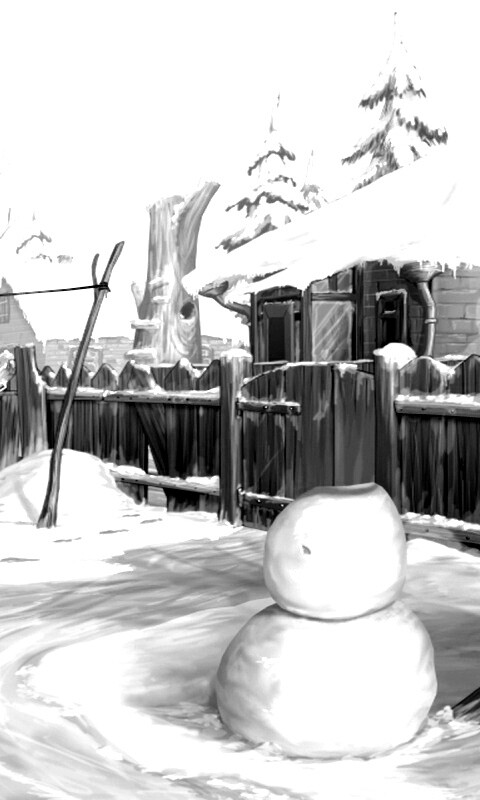 Снеговик обои