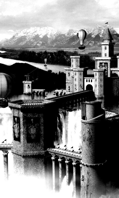 Замок-дамба обои