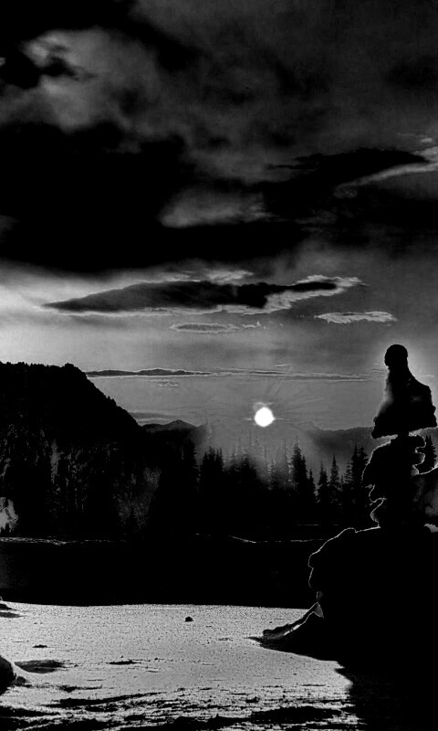 Зимнее солнце обои