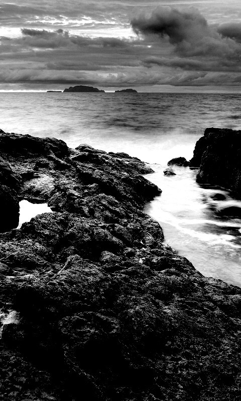 Река впадающая в море обои