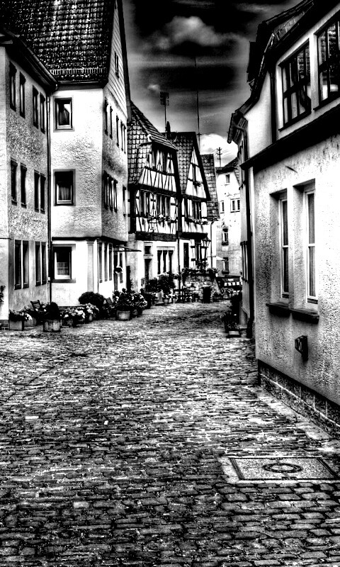 Старый городок обои