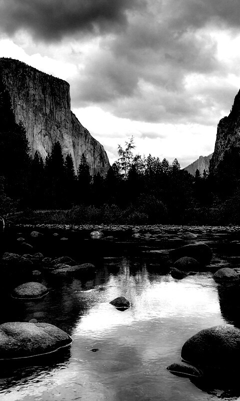 Мелкое русло реки обои