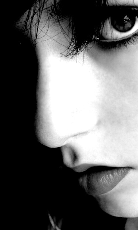 Наушники и девушка обои