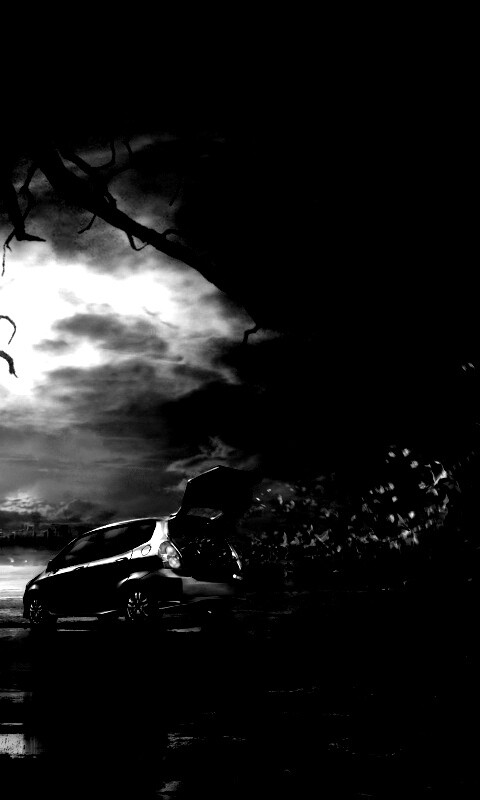 Темное авто обои