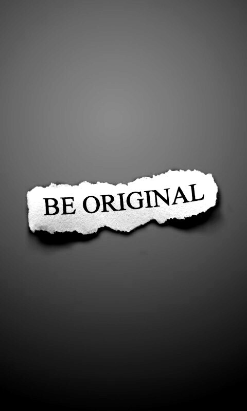 Будь оригинален обои
