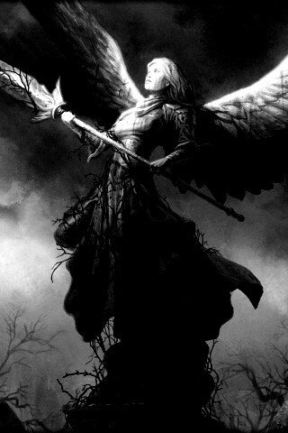 Ангел с мечом обои