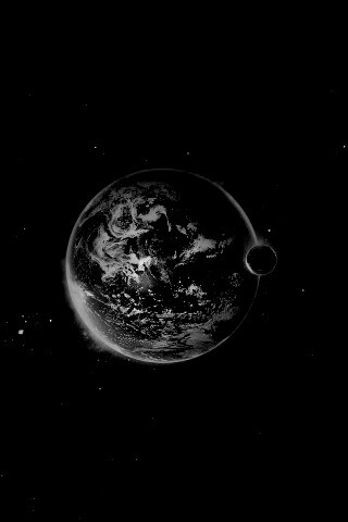 Земля в радужном ореоле обои