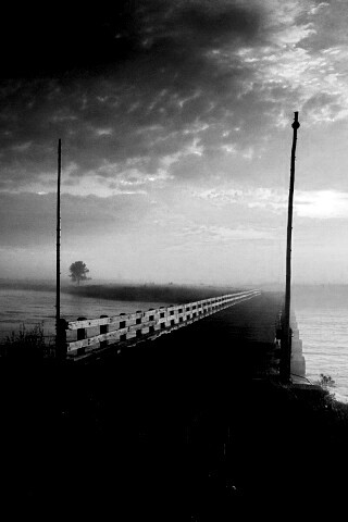 Деревянный мост обои