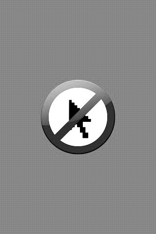 Курсор запрещен обои