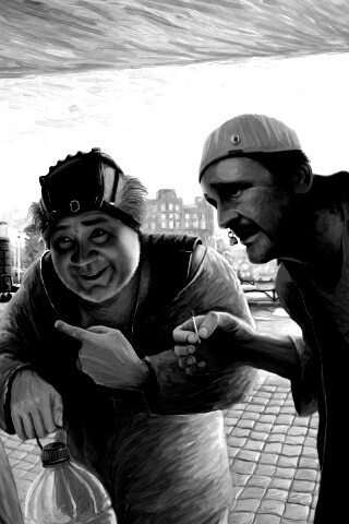 Арт пародия на Кин Дза Дзу обои