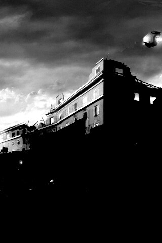 Инопланетяне в трущобах обои