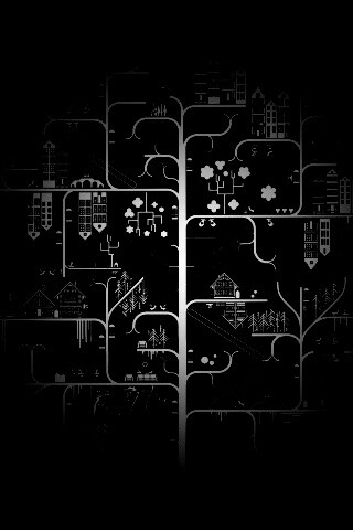 Древовидный город обои