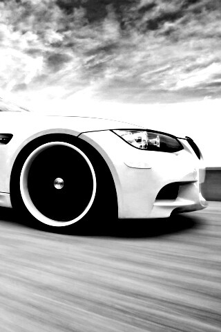 Белый БМВ обои