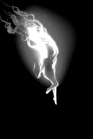 Огненная девушка обои