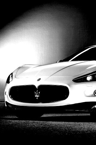 Белый Мазерати обои