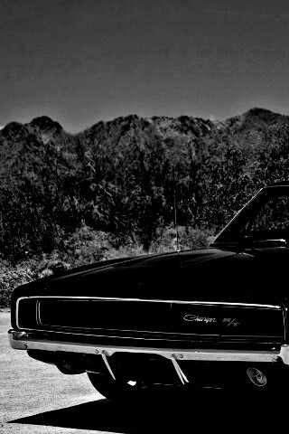 Черный Додж обои