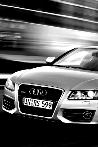 Ауди на скорости обои