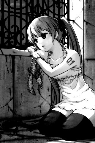 Девушка грустит обои