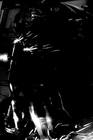 Негр на мотоцикле обои