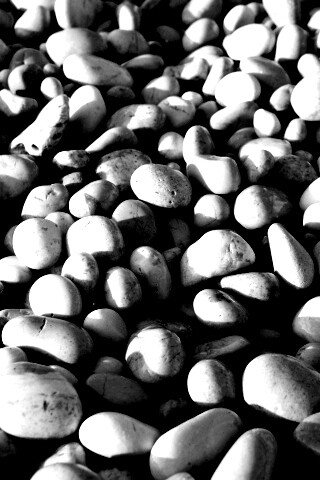 Белая галька обои