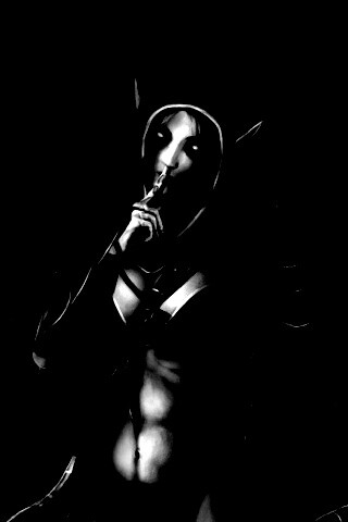 Ночная эльфийка призывает к тишине обои