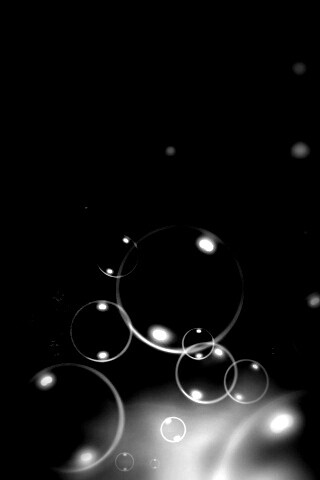 Пузыри в темной воде обои