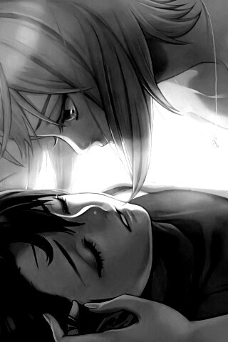 За секунду до поцелуя обои